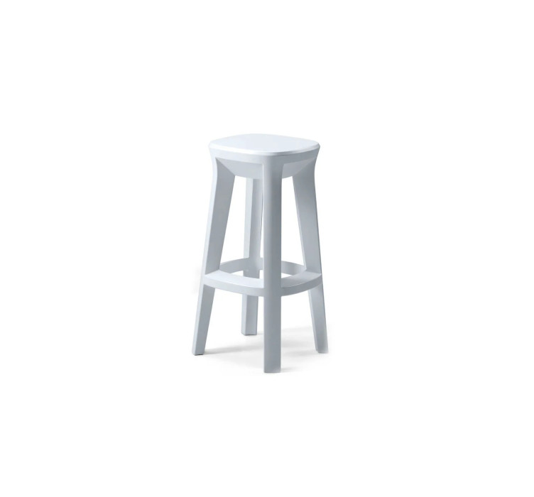 Барний табурет Frozen Square Stool 6342 N2 Ashen (6342N2)1